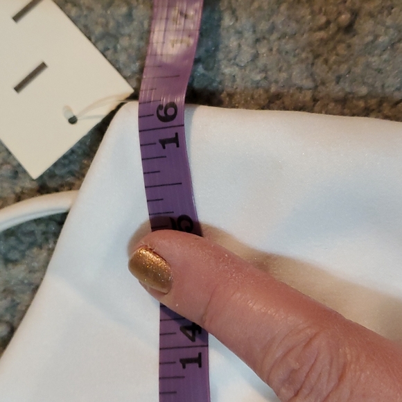 Tull lined New tagged vintage white babydoll Dress 7 - Picture 8 of 10